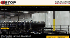 Desktop Screenshot of 1stoprackservices.com